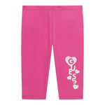 Guess Leggina Tinta Unita con Stampa per Bambina K5GB03J1314X FUXIA GUESS 