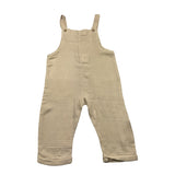 Babidu Solid Color Overalls Beige Armhole For Newborn