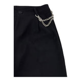 Cesare Paciotti Plain Trousers with Adjustable Waistband Black for Boys