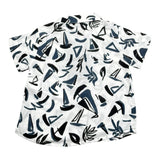 Please Camicia Tinta Unita con Stampa per Bambino CC80364B71J BIANCO PLEASE 
