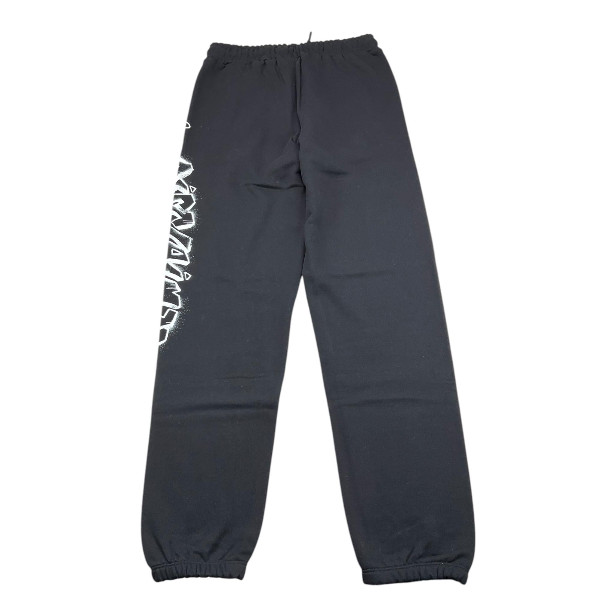 DISCLAIMER pantalone modello tuta tinta unita con stampa Nero per Bambino 24IDK58203 NERO DISCLAIMER 