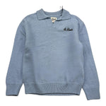 SAINT BARTH maglia con colletto tinta unita e stampa Azzurro per Bambino PROME002 AZZURRO SAINT BARTH 