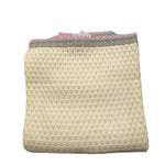 MARLU' coperta tinta unita con applicazioni Panna per Neonata IB1380 PANNA MARLU' 