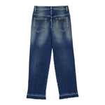 N°21 jeans tinta unita con girovita regolabile Blu per Bambino N21959 BLU N°21 