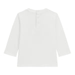 GUESS shirt girocollo tinta unita ocn logo Bianco per Neonato I4YI01K8HM4XX BIANCO GUESS 