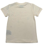 Trussardi T-Shirt Girocollo Tinta Unita con Stampe per Bambino TBP2089TS BEIGE TRUSSARDI 