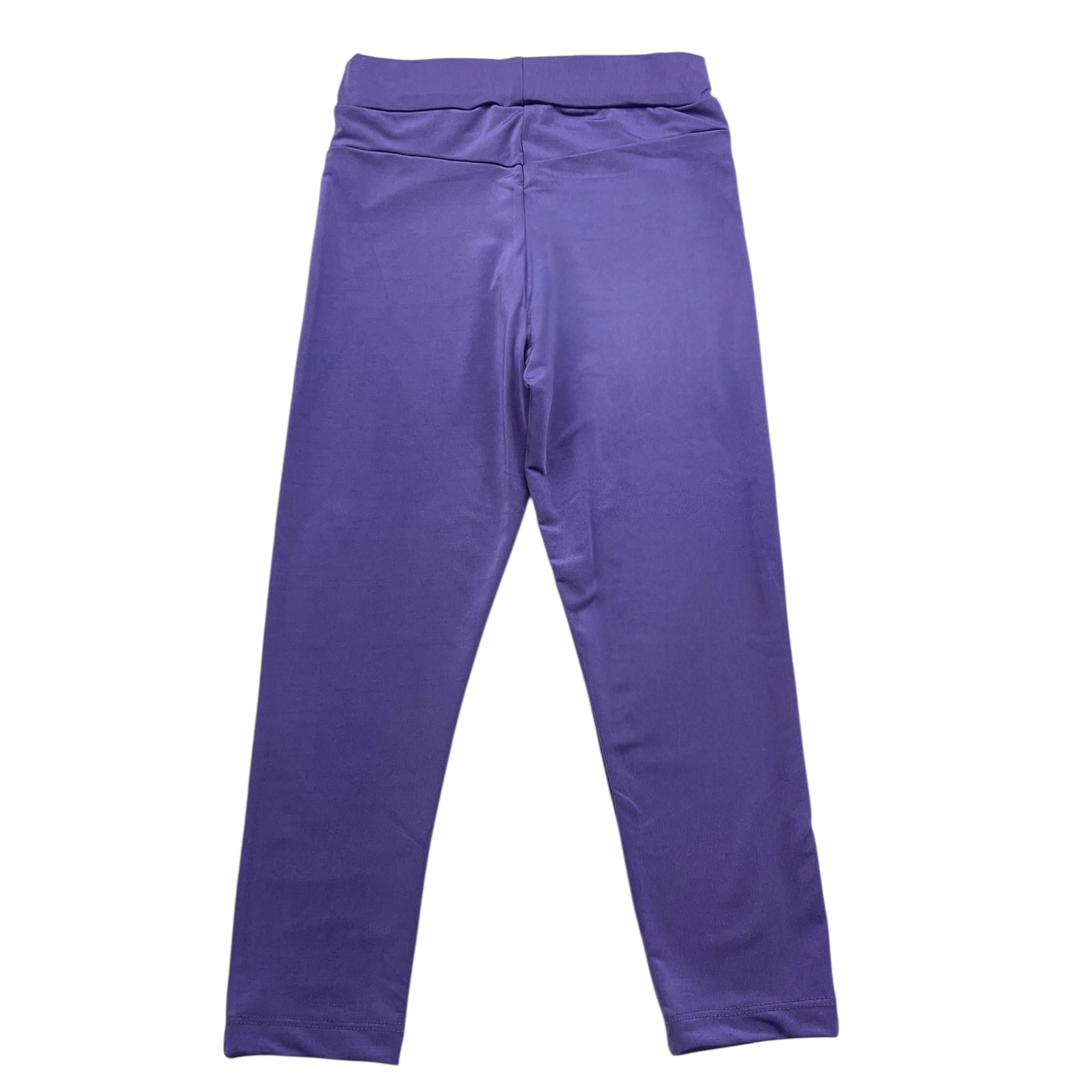 Hinnominate Leggins Tinta Unita con Stampa per Bambina 3645P00215 VIOLA HINNOMINATE 