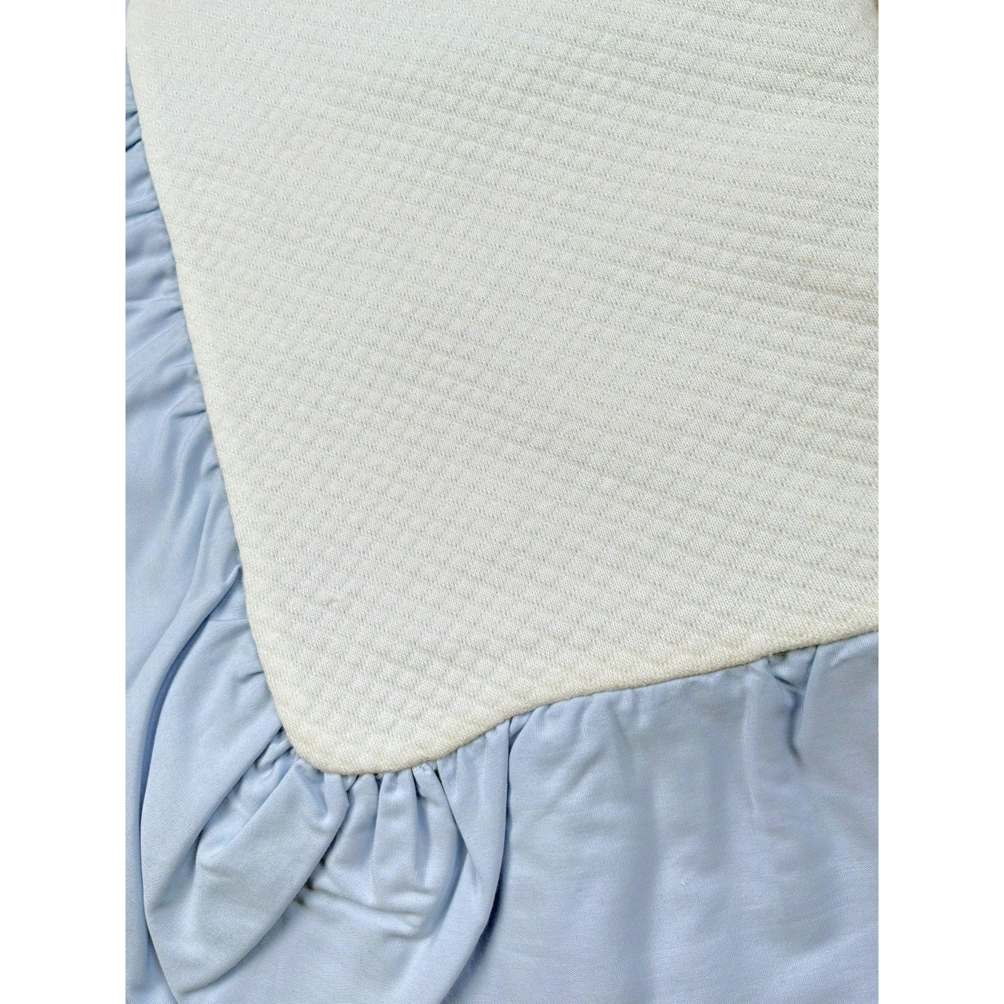 Le Bebe' Coperta Tinta Unita con Stampa per Neonata RIIROR BIANCO LE BEBE' 