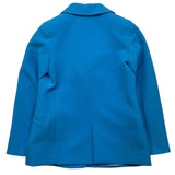 Vicolo Solid Color Jacket With Cobalt Button For Girls