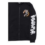 DISCLAIMER felpa tinta unita con zip e cappuccio Nero per Bambino 24IDK58261 NERO DISCLAIMER 