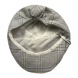 DILU' cappello tinta unita modello coppola con microfantasia Bianco per Neonato I22804 BIANCO DILU' 