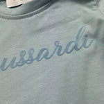 TRUSSARDI t-shirt girocollo tinta unita con stampa Azzurro per Neonata TIA25005TS AZZURRO TRUSSARDI 