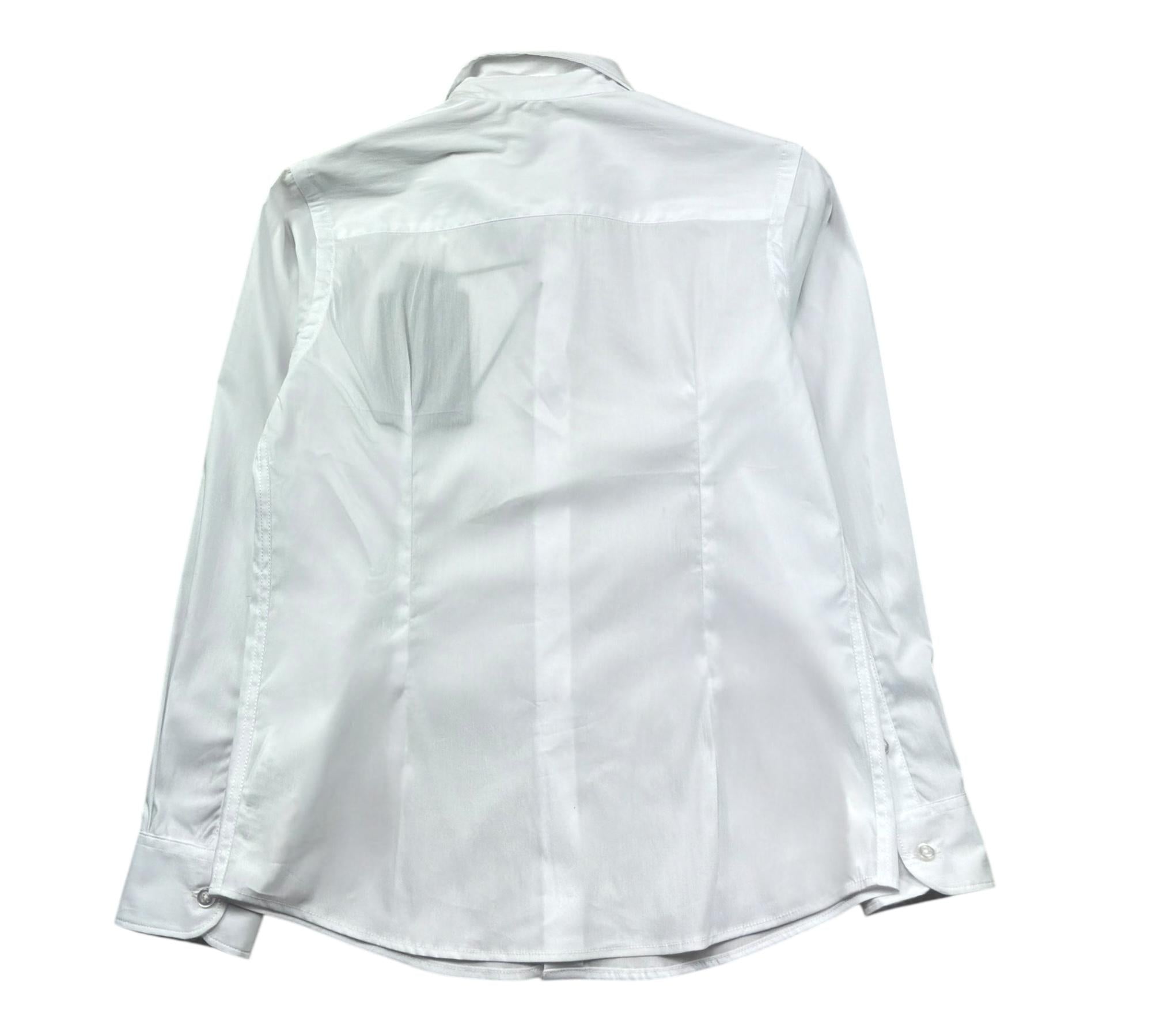 Paolo Pecora Camicia Manica Lunga Tinta Unita per Bambino PP4233 BIANCO PAOLO PECORA 