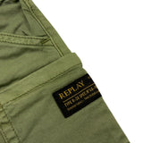 Replay Bermuda Tinta Unita con Girovita Regolabile per Neonato PB9504 VERDE REPLAY 