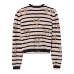 PINKO maglia tinta unita con fantasia a righe Rosa per Bambina F4PIJGJP052 ROSA PINKO 