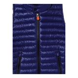 Save The Duck Giubbino Smanicato Tinta Unita con Zip per Neonato J82136XN BLU SAVE THE DUCK 