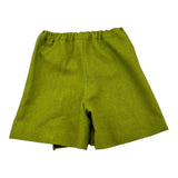 PAIO CRIPPA short tinta unita con elastico in vita Verde per Bambina CROCUS VERDE PAIO CRIPPA 