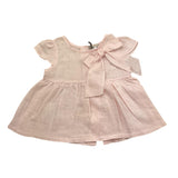 J.O. Milano Camicia Tinta Unita Mezza Manica con Fiocco per Neonata 176D2 ROSA J.O. MILANO 