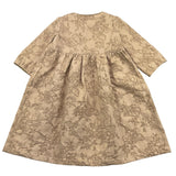 cappotto tinta unita con ricami ZW2A10 BEIGE CAFFE' D'ORZO 