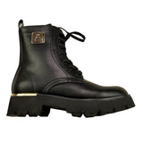 PATRIZIA PEPE stivale tinta unita con lacci e logo Nero per Bambina PPJ894 NERO PATRIZIA PEPE 