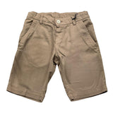 Emanuel Pris Bermuda Solid Color With Adjustable Waist Beige For Boys