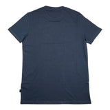 Dan John T-Shirt Crew Neck Solid Color With Contrast Prints Blue For Boys