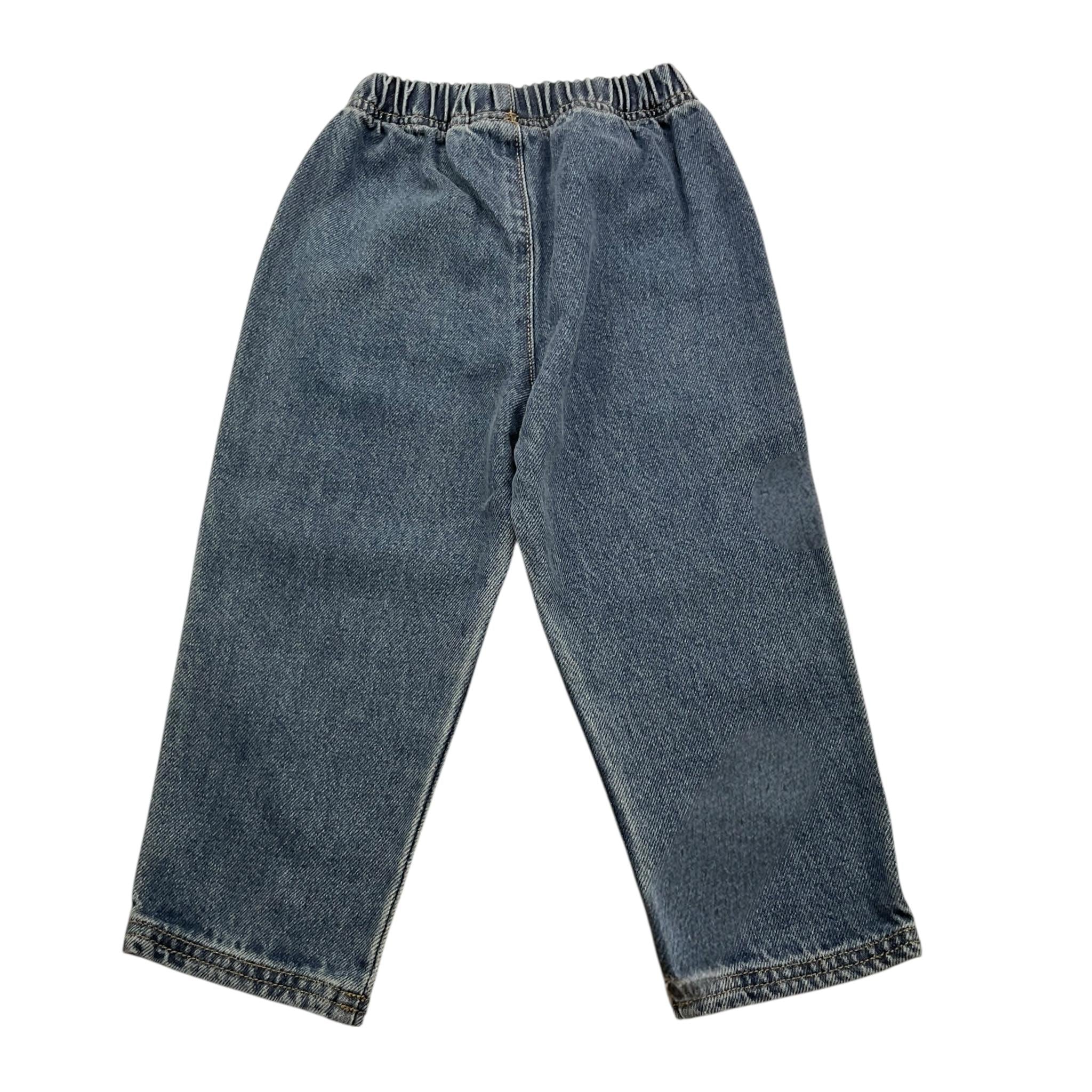 PLAY UP jeans tinta unita con elastico in vita Blu per Neonato PA011AP11608 BLU PLAY UP 