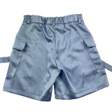 Vicolo Short Bermuda Model Solid Color With Elastic Waist Light Blue For Girls