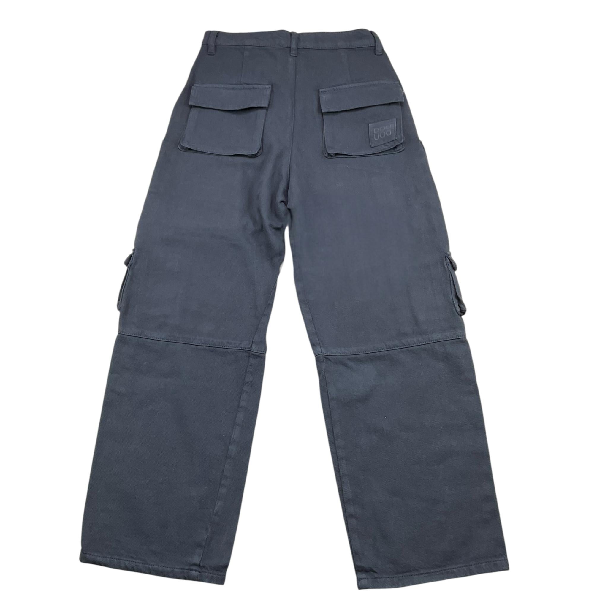 DOU DOU pantalone tinta unita modello cargo Blu per Bambino DV6P20X BLU DOU DOU 