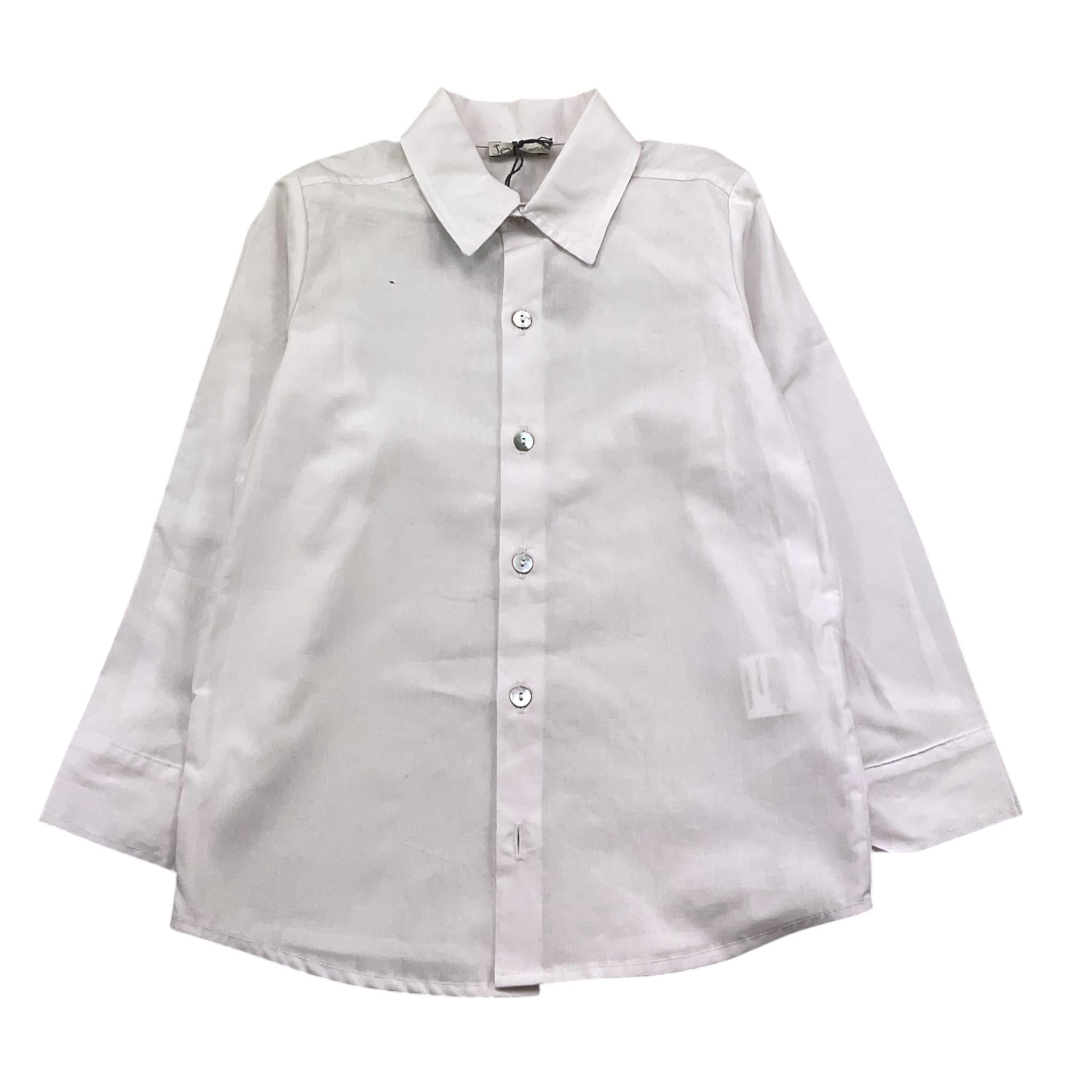 J.O. Milano Camicia Manica Lunga Tinta Unita per Bambino 176Z0 BIANCO J.O. MILANO 