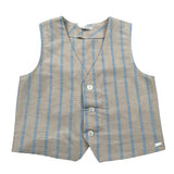 Le Bebe Gilet Fantasia A Righe per Neonato LBB4964 BEIGE LE BEBE 