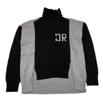 JOHN RICHMOND maglia collo alto bicolore Nero/grigio per Bambino RBA25124MA NERO/GRIGIO JOHN RICHMOND 