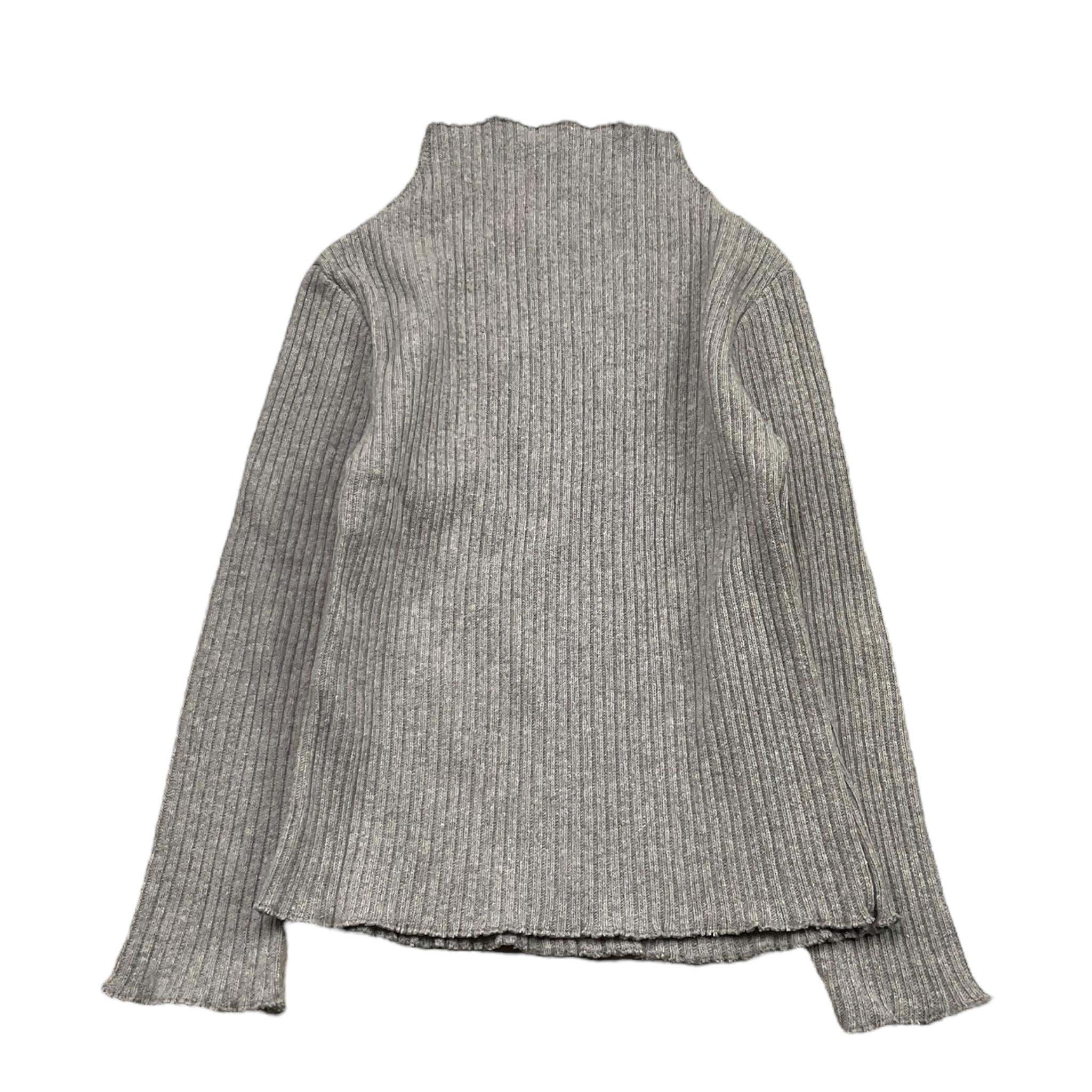 LE BEBE' maglia tinta unita a costine mezzo collo Grigio per Bambina LBG4997 GRIGIO LE BEBE' 