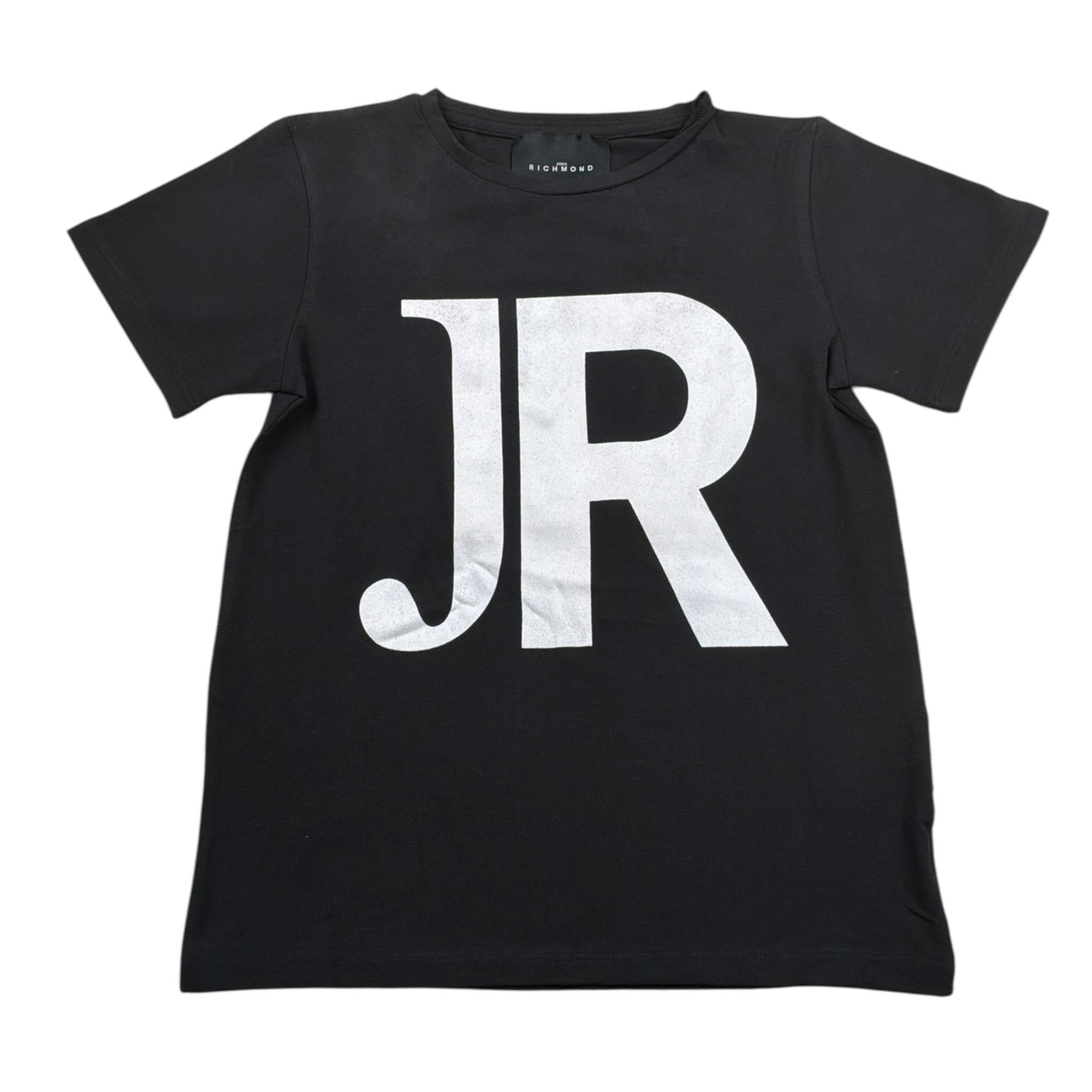 John Richmond T-Shirt tinta unita con Stampa Nero per Bambino RGA19091TS NERO JOHN RICHMOND 