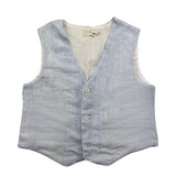 Lalalu' Solid Color Vest with Buttons Blue for Boys