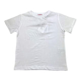 Cesare Paciotti Solid Color Crew Neck T-Shirt With Print White For Boys