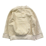 CESARE PACIOTTI felpa tinta unita girocollo logata Panna per Neonato MFP5302B PANNA CESARE PACIOTTI 