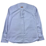 TRUSSARDI camicia manica lunga tinta unita con stampa Azzurro per Bambino TBA2407CA AZZURRO TRUSSARDI 
