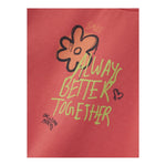 NAME IT abito tinta unita modello felpa con stampa Salmone per Neonata 132330433N SALMONE NAME IT 