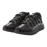 Versace Sneakers Solid Color With Black Logo Prints For Kids