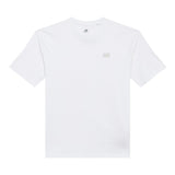 New Balance T-Shirt Girocollo Tinta Unita con Logo per Bambino LAKB0001 BIANCO NEW BALANCE 