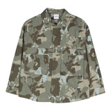 Aspesi Long Sleeve Shirt Military Pattern Green For Boys
