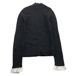 maglia tinta unita collo alto PFMA016 NERO PHILOSOPHY 