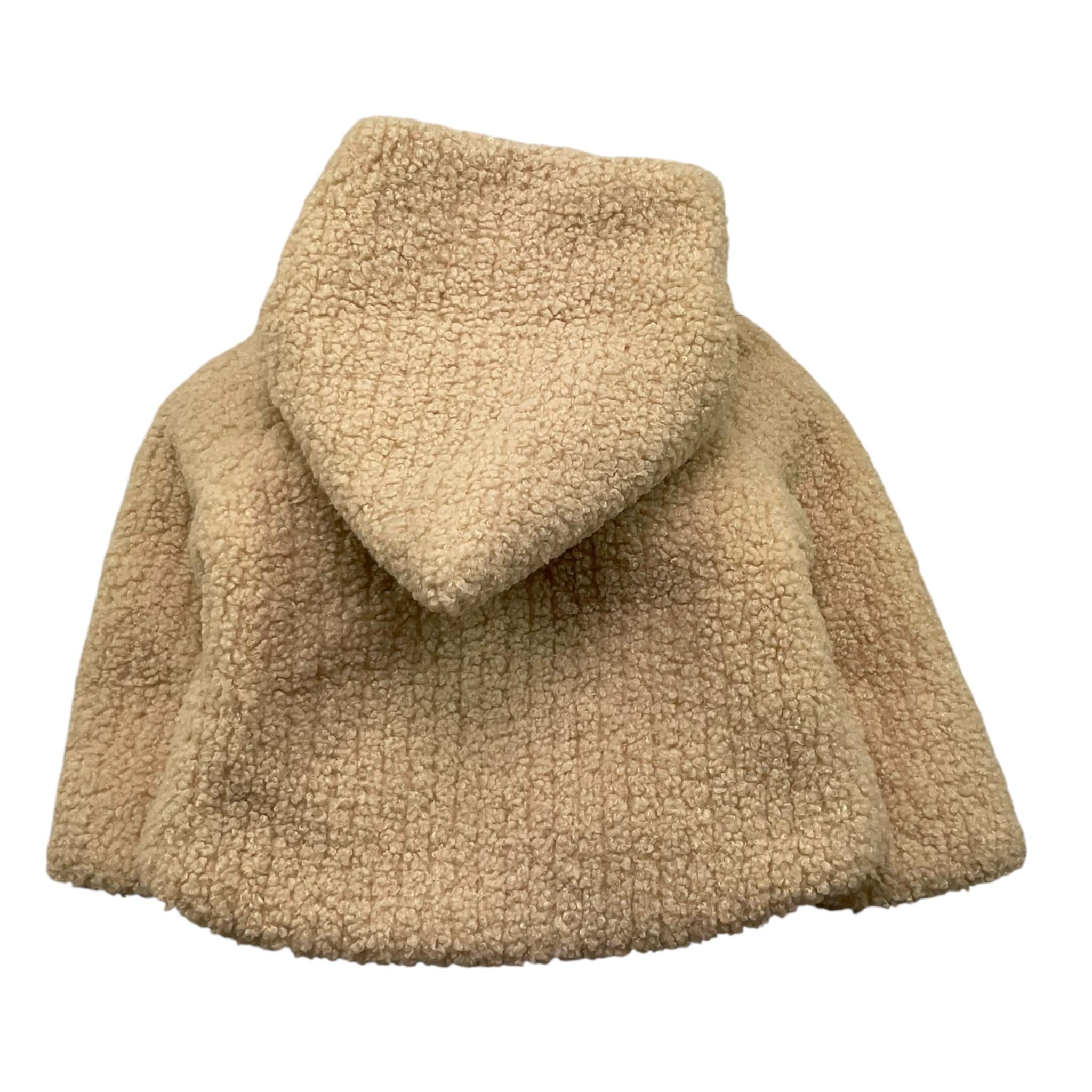 PAZ RODRIGUEZ cappotto pelliccia tinta unita con cappuccio Beige per Neonato 012191812 BEIGE PAZ RODRIGUEZ 