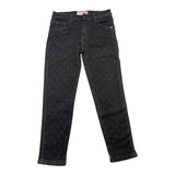 Cesare Paciotti Jeans Solid Color With Adjustable Waist Black For Boys