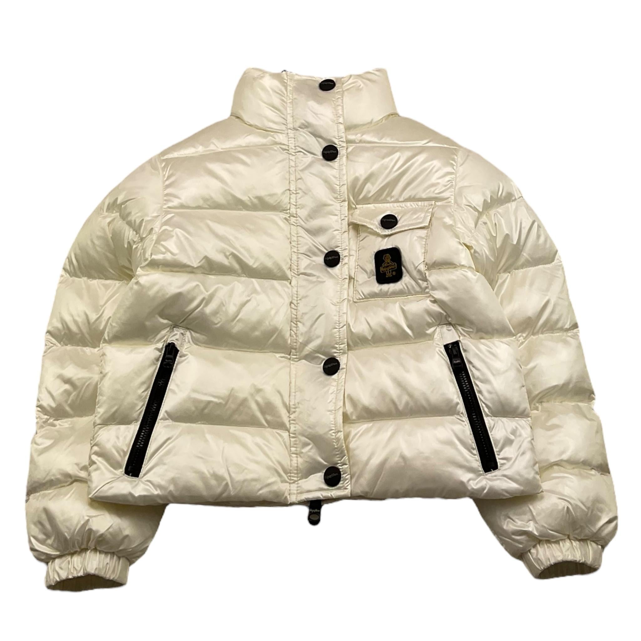 REFRIGIWEAR giubbino tinta unita con zip e cappuccio Panna per Bambina RWG960X PANNA REFRIGIWEAR 