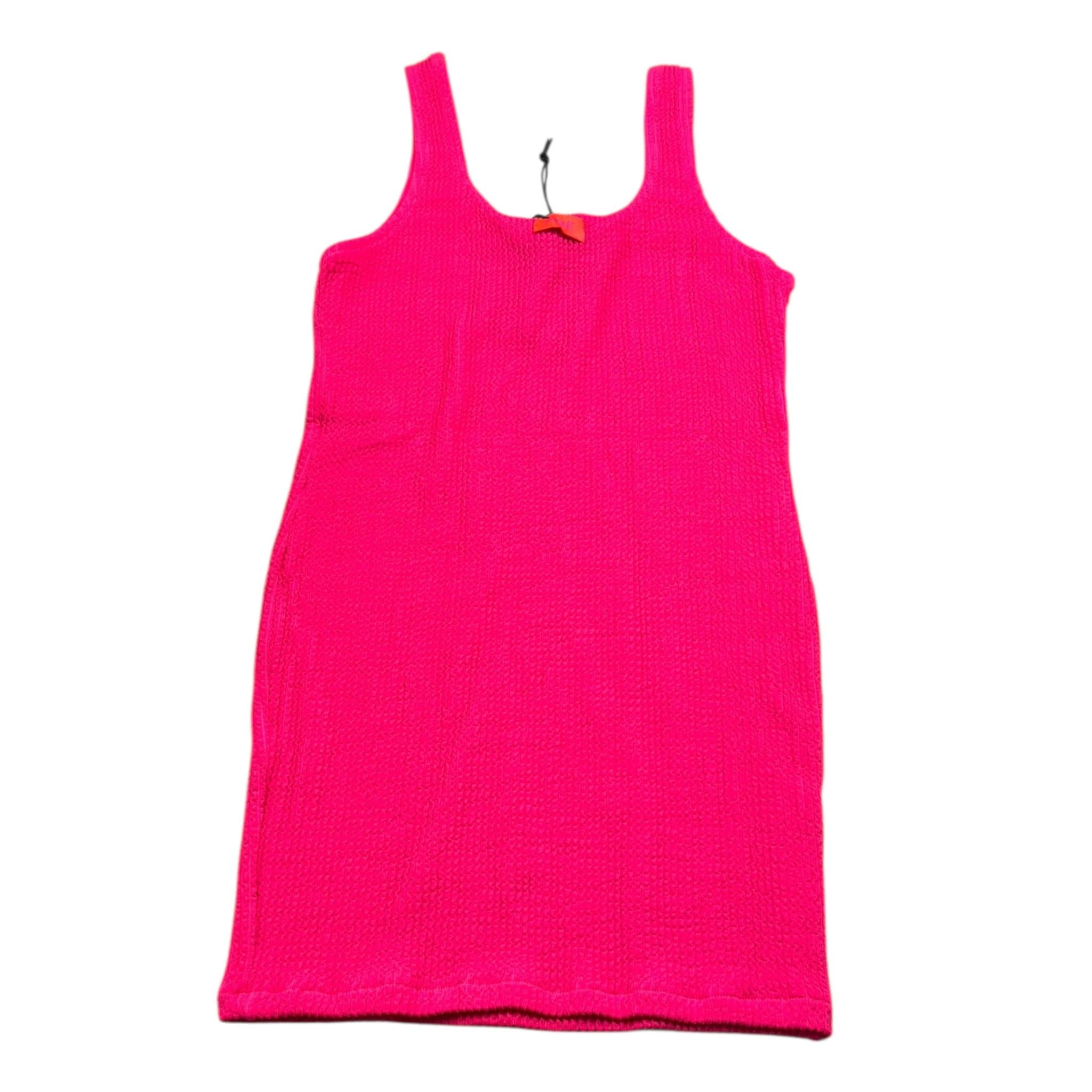 F**K Abito Tinta Unita con Bretelle per Bambina FJ25G5L04DSFX FUXIA F**K 