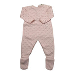 Wedoble Tutina Manica Lunga Tinta Unita per Neonata V2506346A ROSA WEDOBLE 