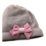 BABY LORD cappello tinta unita con ricami Beige per Neonata 601 BEIGE BABY LORD 