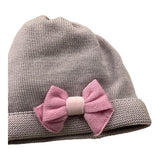 BABY LORD cappello tinta unita con ricami Beige per Neonata 601 BEIGE BABY LORD 